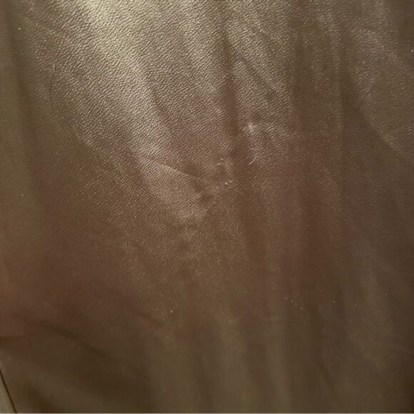 Paper Heart Gold Taupe Satin Cowl Neck Maxi Slip Dress Size Small formal party - Picture 4 of 4